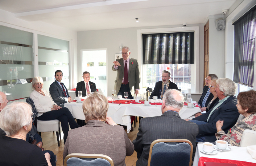 John Baron MP speaking to Rotary Club members